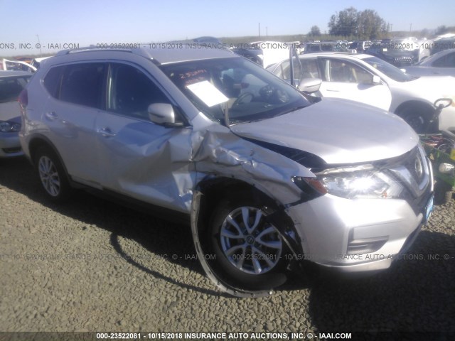 KNMAT2MT4HP586779 - 2017 NISSAN ROGUE S/SV SILVER photo 1