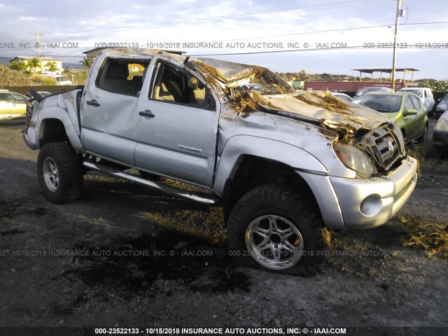 5TELU42N16Z152623 - 2006 TOYOTA TACOMA DOUBLE CAB 银色 照片 1