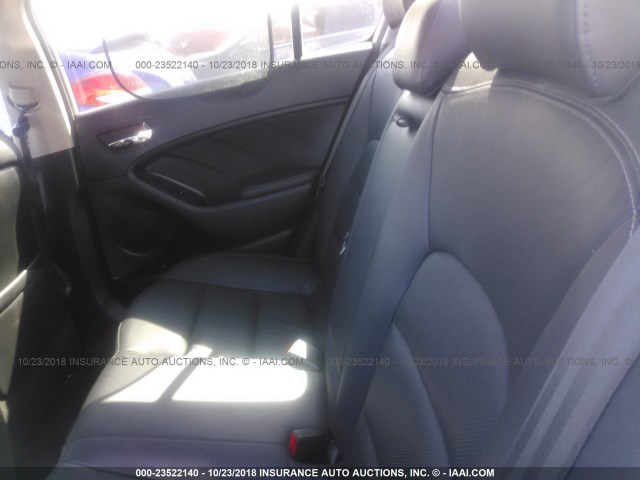 KNAFZ4A83E5164832 - 2014 KIA FORTE EX GRAY photo 8