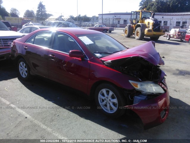 4T1BF3EK4AU545871 - 2010 TOYOTA CAMRY SE/LE/XLE RED photo 1