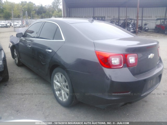 1G11H5SAXDF176551 - 2013 CHEVROLET MALIBU LTZ GRAY photo 3