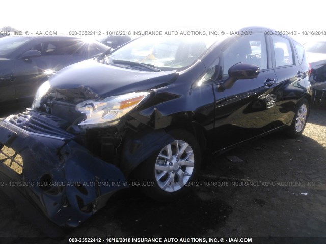 3N1CE2CP4GL374436 - 2016 NISSAN VERSA NOTE S/S PLUS/SV/SL/SR BLACK photo 2