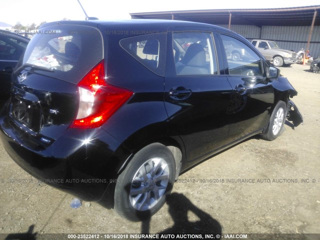 3N1CE2CP4GL374436 - 2016 NISSAN VERSA NOTE S/S PLUS/SV/SL/SR BLACK photo 4