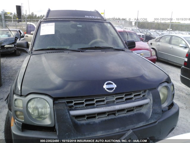 5N1ED28T32C595914 - 2002 NISSAN XTERRA XE/SE BLACK photo 6