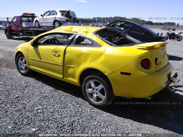 1G1AL15F667737310 - 2006 CHEVROLET COBALT LT YELLOW photo 3