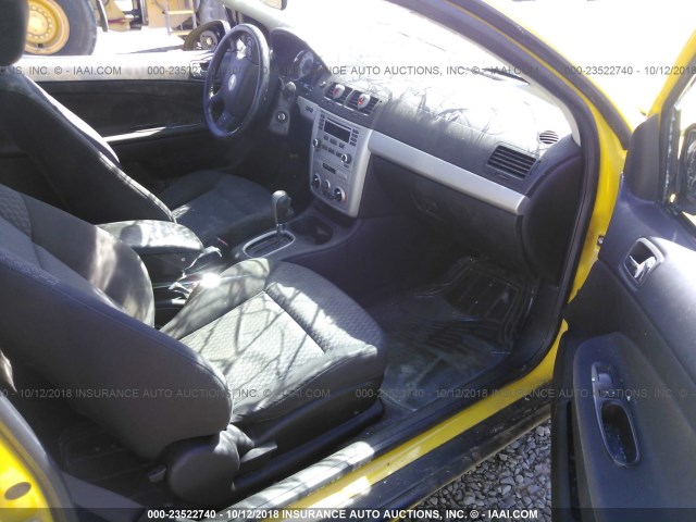 1G1AL15F667737310 - 2006 CHEVROLET COBALT LT YELLOW photo 5