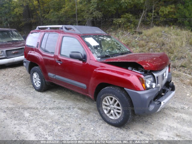 5N1AN0NU9EN806393 - 2014 NISSAN XTERRA X/S/PRO-4X RED photo 1