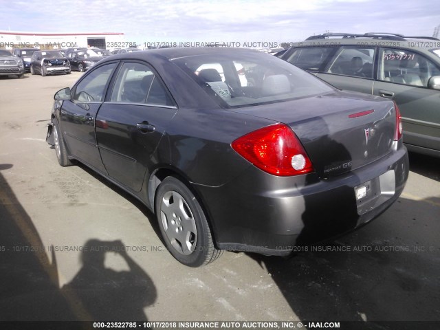 1G2ZF58B774166127 - 2007 PONTIAC G6 VALUE LEADER/BASE GRAY photo 3