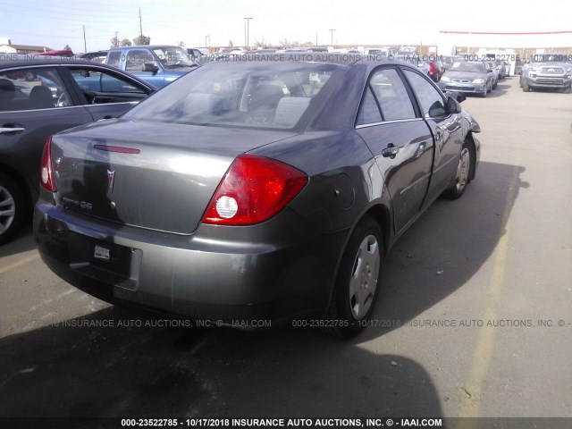 1G2ZF58B774166127 - 2007 PONTIAC G6 VALUE LEADER/BASE GRAY photo 4