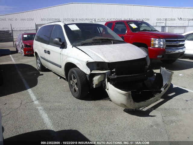 1D4GP24R96B555379 - 2006 DODGE GRAND CARAVAN SE WHITE photo 1