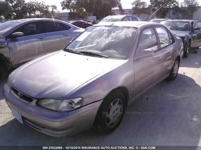 2T1BR12E2XC132609 - 1999 TOYOTA COROLLA VE/CE/LE GOLD photo 2