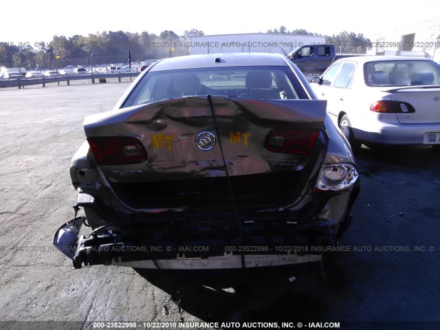 1G4HD57296U165358 - 2006 BUICK LUCERNE CXL TAN photo 6