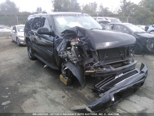 1GNFK13037R142815 - 2007 CHEVROLET TAHOE K1500 BLACK photo 1