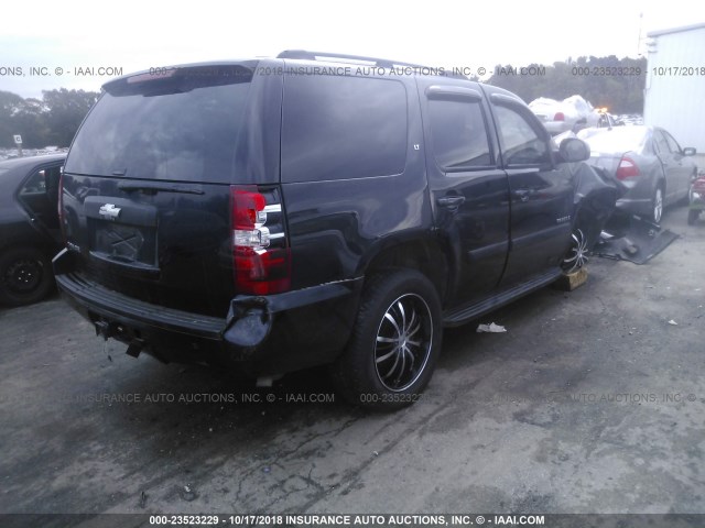 1GNFK13037R142815 - 2007 CHEVROLET TAHOE K1500 BLACK photo 4