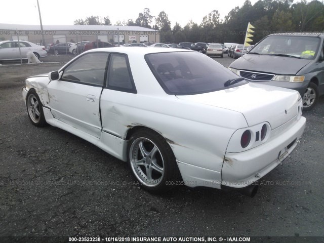 HCR32296223 - 1993 NISSAN SKYLINE GTS  WHITE photo 3