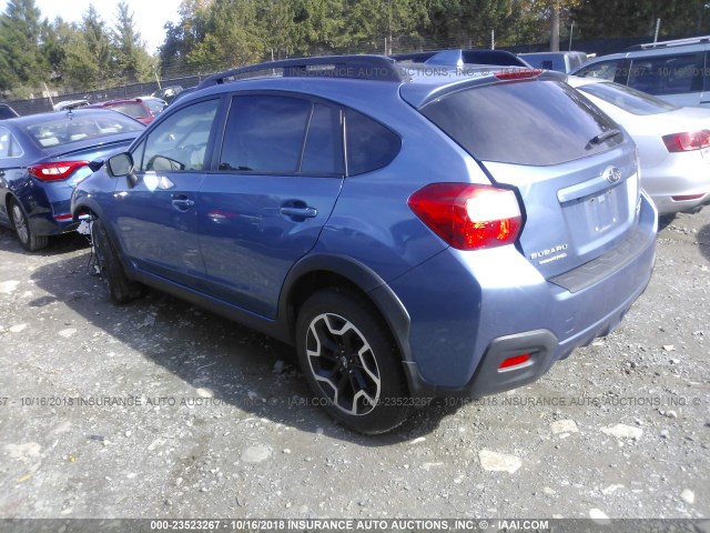 JF2GPALCXG8339268 - 2016 SUBARU CROSSTREK LIMITED BLUE photo 3