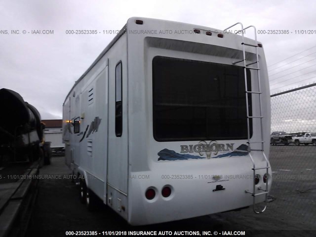 1H9GF29296E459996 - 2006 BIGT CAMPER  WHITE photo 3