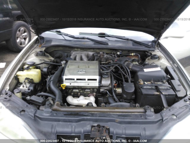 JT8BF22G9V0048342 - 1997 LEXUS ES 300 GRAY photo 10