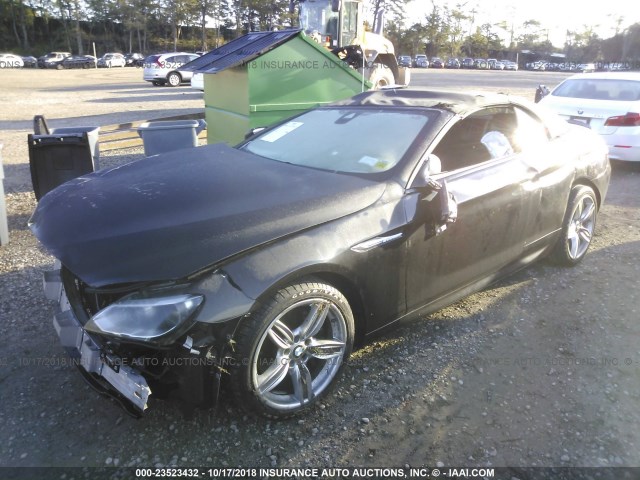 WBAYP1C56ED216217 - 2014 BMW 650 XI BLACK photo 2