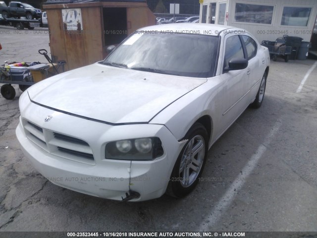 2B3KA43R26H304573 - 2006 DODGE CHARGER SE/SXT WHITE photo 2