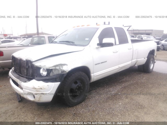 3D7MA48CX4G144537 - 2004 DODGE RAM 3500 ST/SLT WHITE photo 2