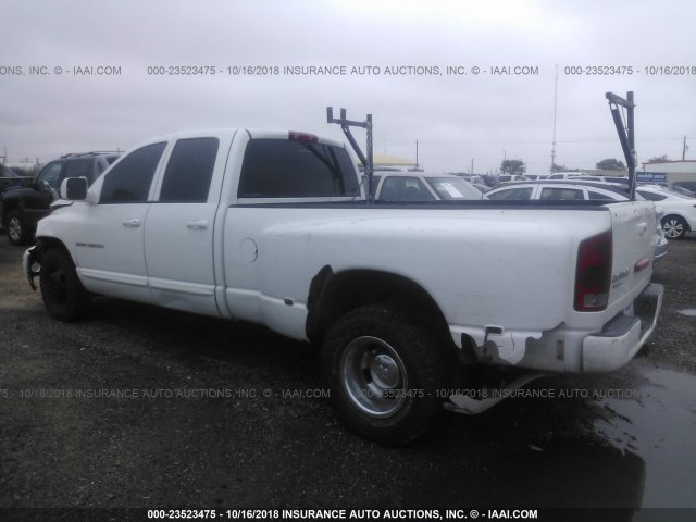 3D7MA48CX4G144537 - 2004 DODGE RAM 3500 ST/SLT WHITE photo 3