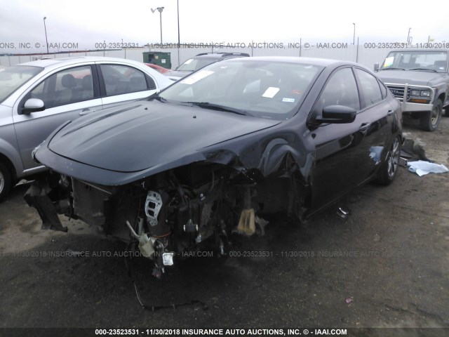 1C3CDFBA7DD335365 - 2013 DODGE DART SXT BLACK photo 2