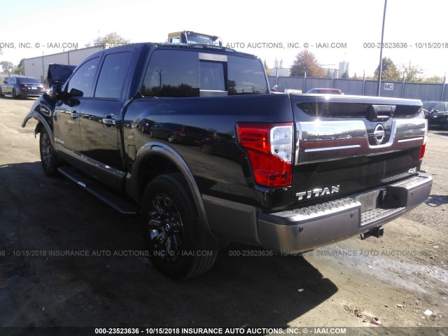 1N6AA1E5XHN532685 - 2017 NISSAN TITAN SV/SL/PRO-4X/PLAT RES BLACK photo 3