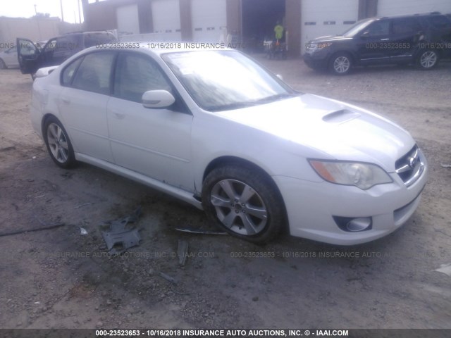 4S3BL676586205643 - 2008 SUBARU LEGACY GT LIMITED WHITE photo 1