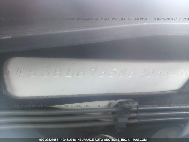 4S3BL676586205643 - 2008 SUBARU LEGACY GT LIMITED WHITE photo 9