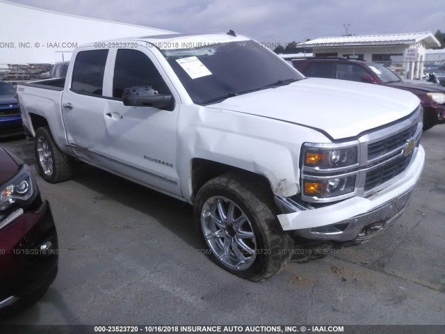 3GCUKSEC1EG287992 - 2014 CHEVROLET SILVERADO K1500 LTZ WHITE photo 1