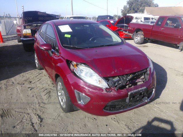 3FADP4CJ3BM106313 - 2011 FORD FIESTA SEL RED photo 6