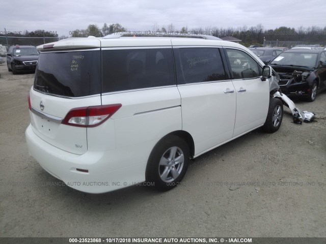 JN8AE2KP8H9167911 - 2017 NISSAN QUEST S/SV/SL/PLATINUM WHITE photo 4