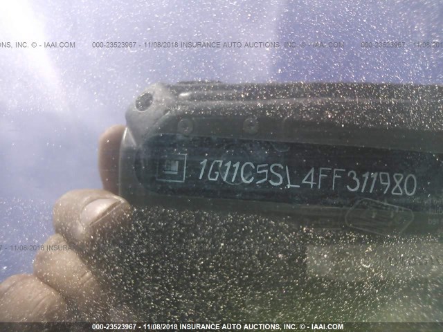 1G11C5SL4FF311980 - 2015 CHEVROLET MALIBU 1LT GOLD photo 9