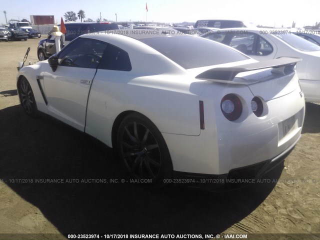 JN1AR5EF5EM270851 - 2014 NISSAN GT-R PREMIUM/BLACK WHITE photo 3