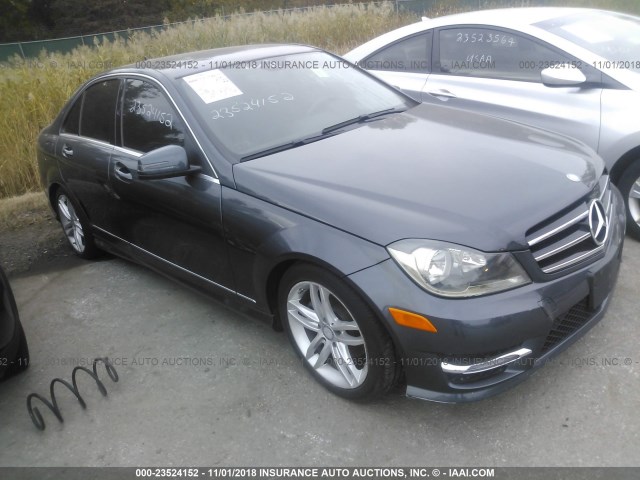 WDDGF4HB5ER316951 - 2014 MERCEDES-BENZ C 250 GRAY photo 1