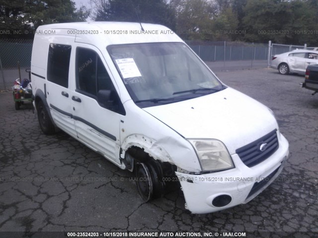 NM0LS6BN2CT095034 - 2012 FORD TRANSIT CONNECT XLT WHITE photo 1