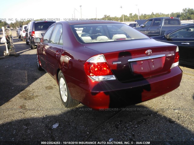 4T1BE32K46U141712 - 2006 TOYOTA CAMRY LE/XLE/SE RED photo 3