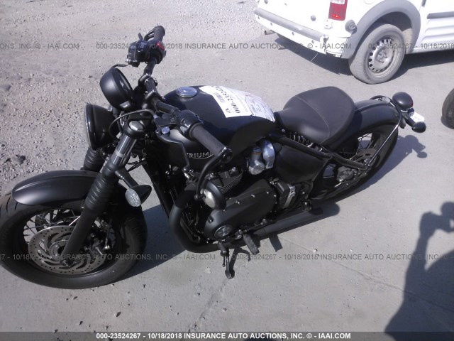 SMTD53HL5JT871870 - 2018 TRIUMPH MOTORCYCLE BONNEVILLE BOBBER BLACK BLACK photo 2