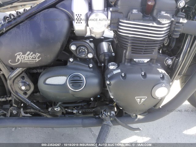 SMTD53HL5JT871870 - 2018 TRIUMPH MOTORCYCLE BONNEVILLE BOBBER BLACK BLACK photo 8