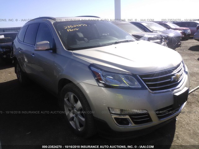 1GNKVJKD5GJ206975 - 2016 CHEVROLET TRAVERSE LTZ SILVER photo 1