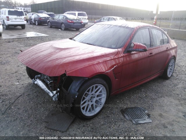 WBS8M9C59J5J78344 - 2018 BMW M3 ORANGE photo 2