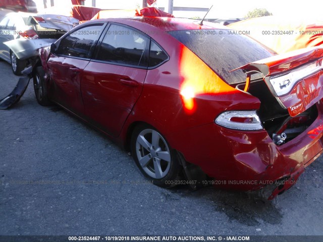 1C3CDFBA5GD720539 - 2016 DODGE DART SXT RED photo 6