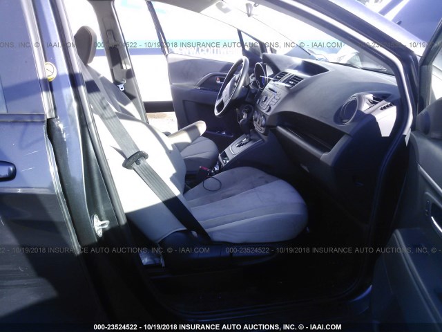 JM1CW2BL0D0145804 - 2013 MAZDA 5 SILVER photo 5