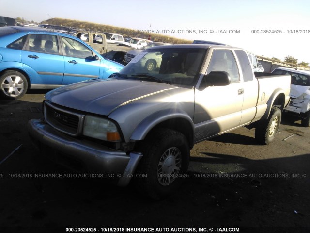 1GTCT19W9Y8112214 - 2000 GMC SONOMA TAN photo 2