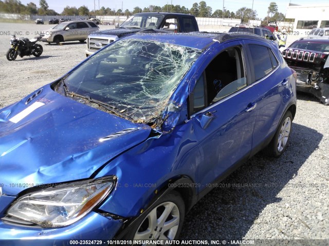 KL4CJCSB2FB183158 - 2015 BUICK ENCORE BLUE photo 6