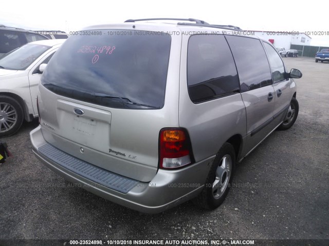 2FMZA51443BA18745 - 2003 FORD WINDSTAR LX TAN photo 4