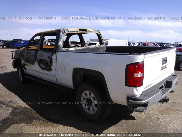 1GT12ZE82FF107221 - 2015 GMC SIERRA K2500 SLT WHITE photo 3