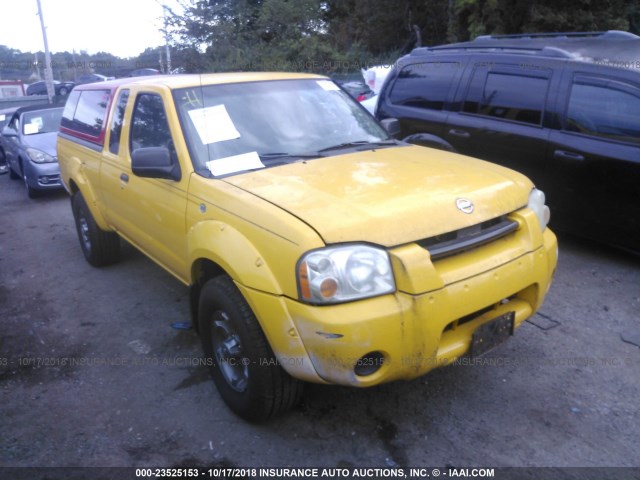 1N6ED26Y12C350934 - 2002 NISSAN FRONTIER KING CAB XE/KING CAB SE YELLOW photo 1