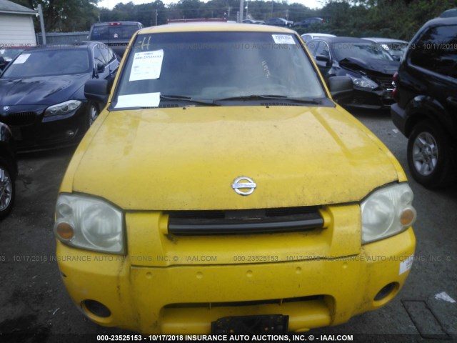 1N6ED26Y12C350934 - 2002 NISSAN FRONTIER KING CAB XE/KING CAB SE YELLOW photo 6